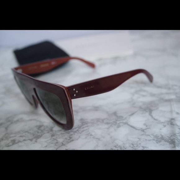 Celine Andrea Oversized Flat Top Sunglasses - Picture 3 of 6